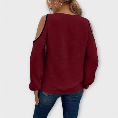 Scarlett – blouse met vierkante halslijn