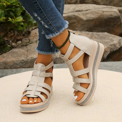 Naxos - Orthopedische en Elegante Platform Sandalen