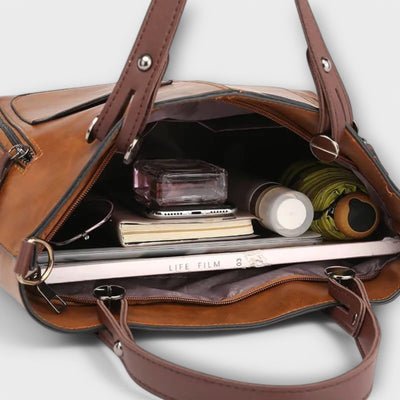 Vivi - Moderne leren tas