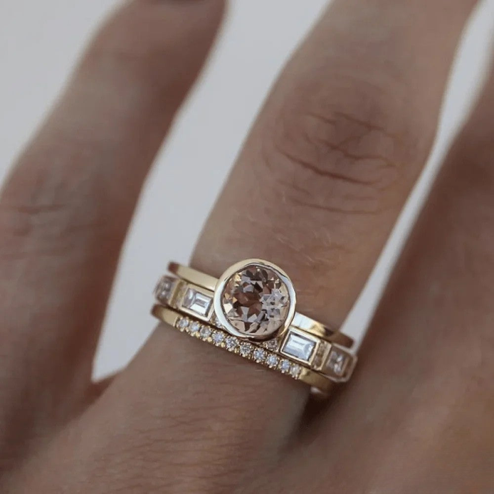 Elegante ring met inzet