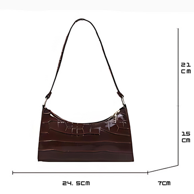 Vivi – Glanzende leren tas