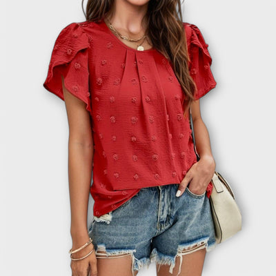 Charlotte – De perfecte polka-dot blouse