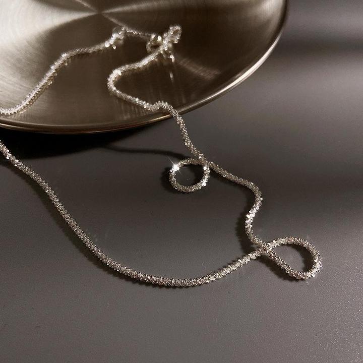 Sterrenlicht halsketting zilver set