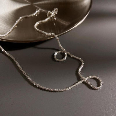 Sterrenlicht halsketting zilver set