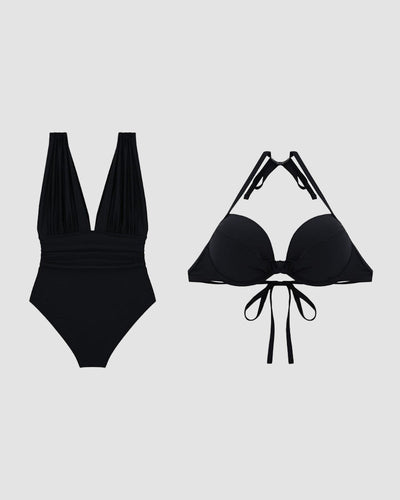 Kaïsia – Shapeend badpak met V-hals