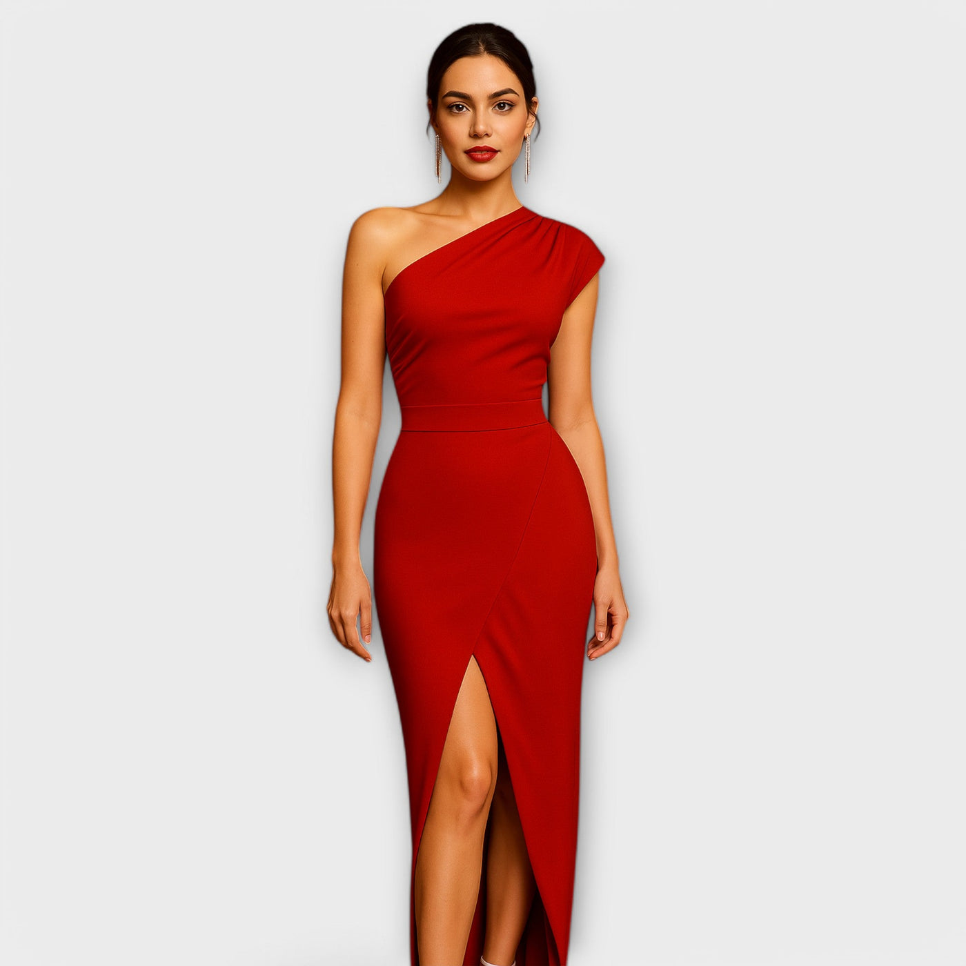 Lea – Elegante asymmetrische avondjurk
