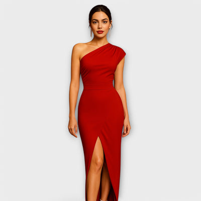 Lea – Elegante asymmetrische avondjurk