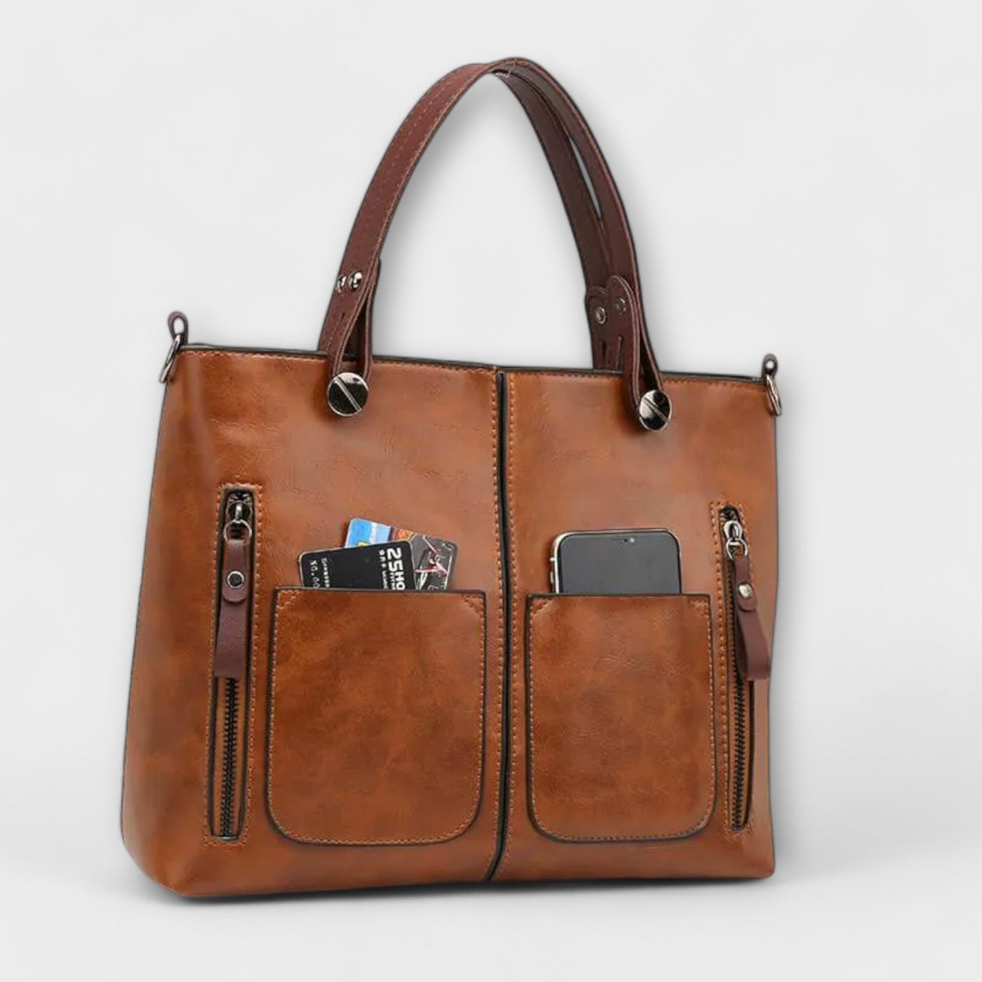 Vivi - Moderne leren tas