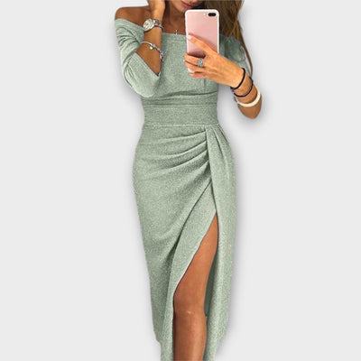 Lena – Elegante off-shoulder jurk