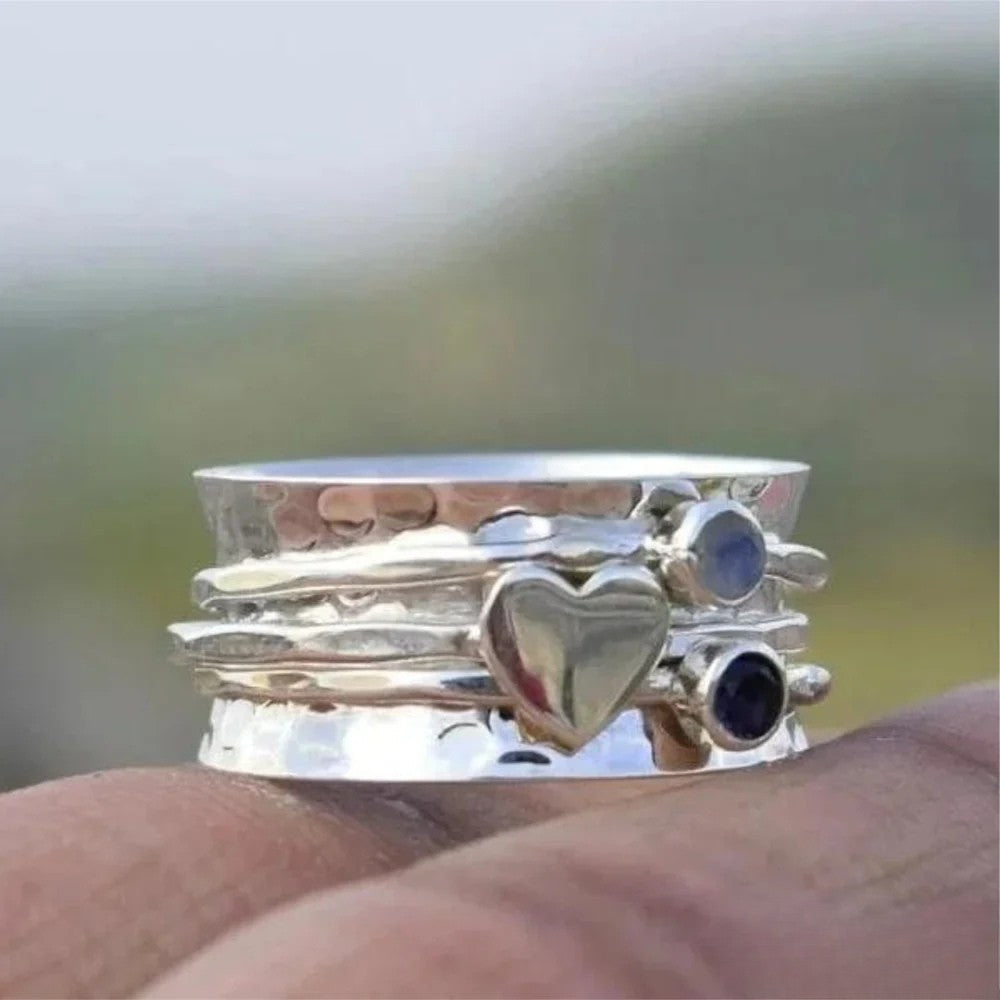 Hartvormige spinner ring