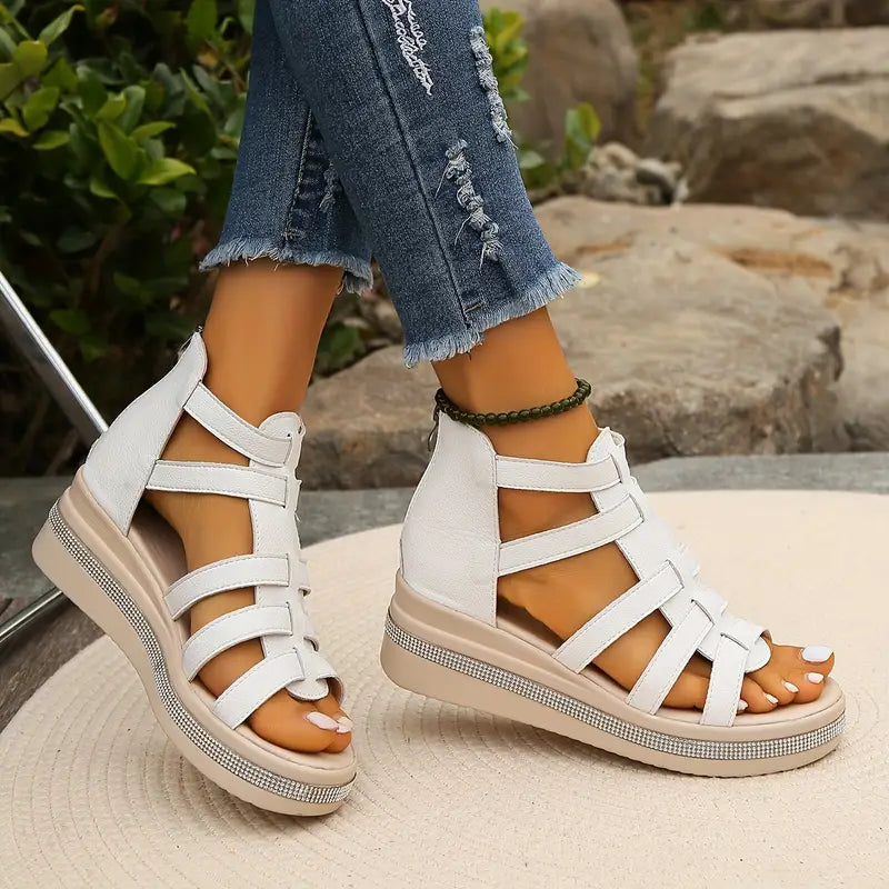 Naxos - Orthopedische en Elegante Platform Sandalen