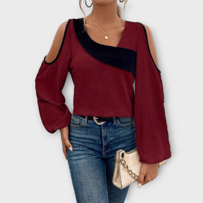 Scarlett – blouse met vierkante halslijn