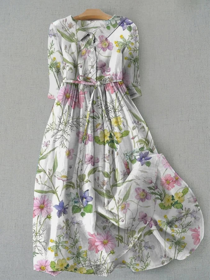 Dalia - Bloem midi jurk