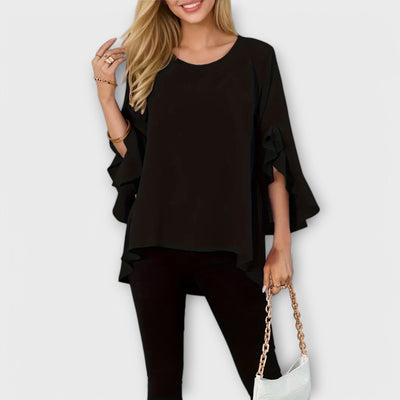 Aria – De perfecte lenteblouse met ronde hals