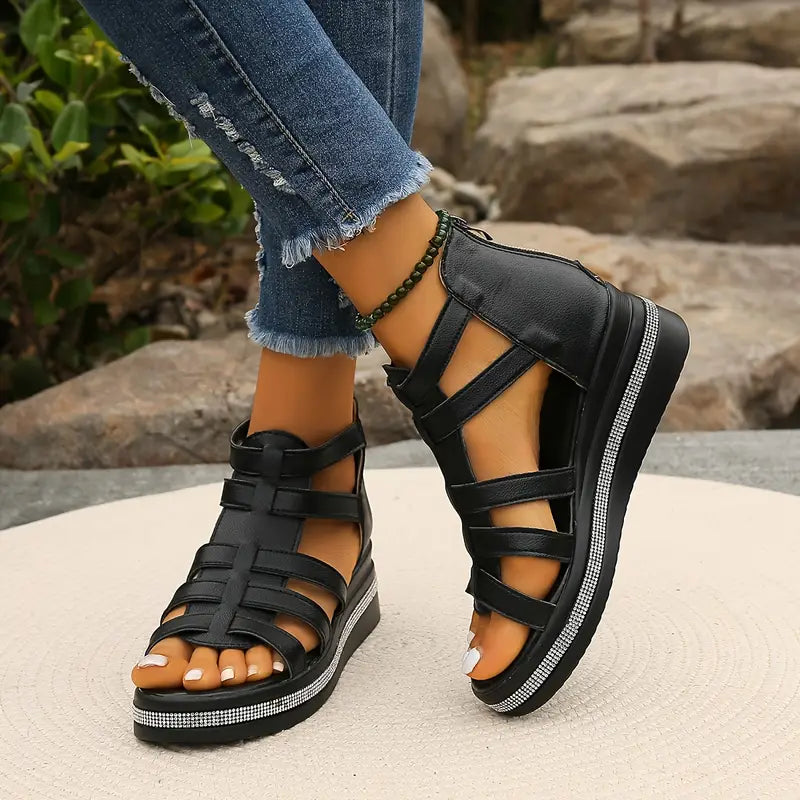 Naxos - Orthopedische en Elegante Platform Sandalen