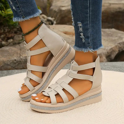 Naxos - Orthopedische en Elegante Platform Sandalen