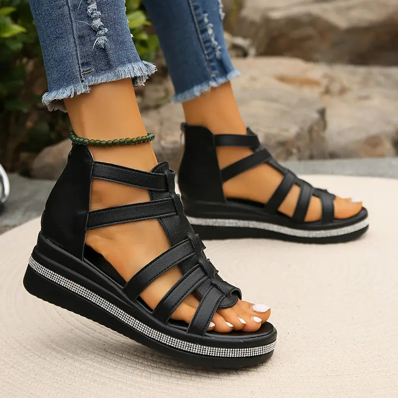 Naxos - Orthopedische en Elegante Platform Sandalen