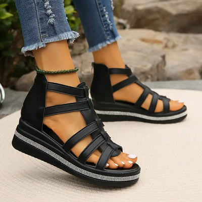 Naxos - Orthopedische en Elegante Platform Sandalen