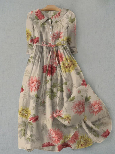 Dalia - Bloem midi jurk