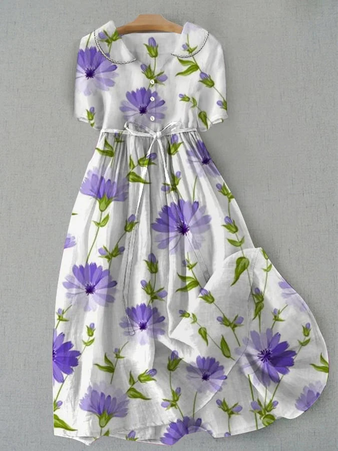 Dalia - Bloem midi jurk