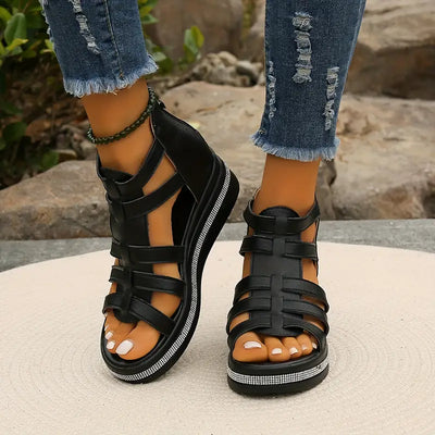 Naxos - Orthopedische en Elegante Platform Sandalen