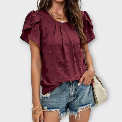 Charlotte – De perfecte polka-dot blouse