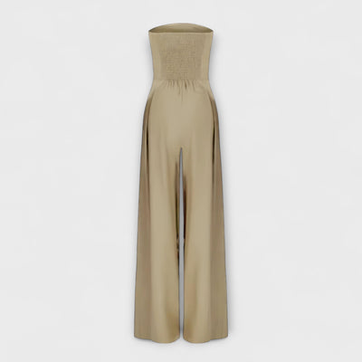Lykka – Elegante strapless jumpsuit