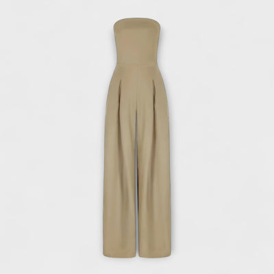 Lykka – Elegante strapless jumpsuit