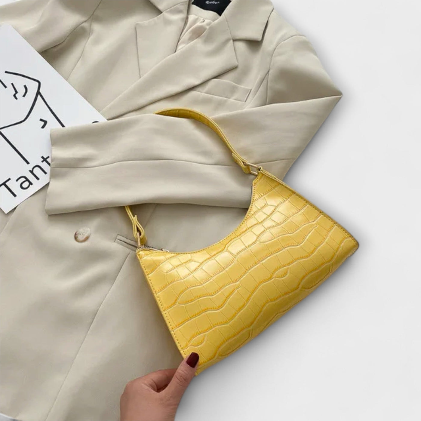 Vivi – Glanzende leren tas