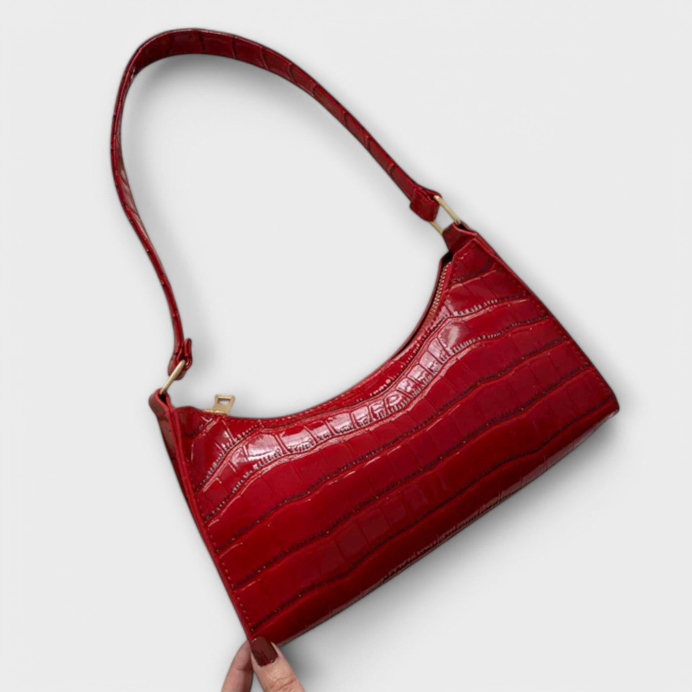 Vivi – Glanzende leren tas