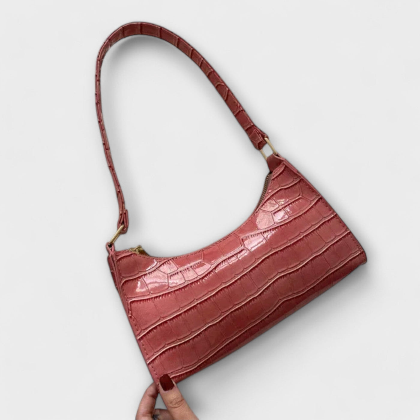 Vivi – Glanzende leren tas