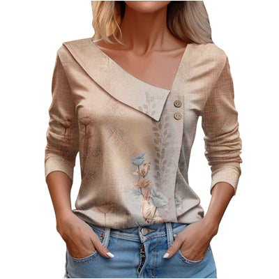 Lola - Dames T-shirt met V-hals