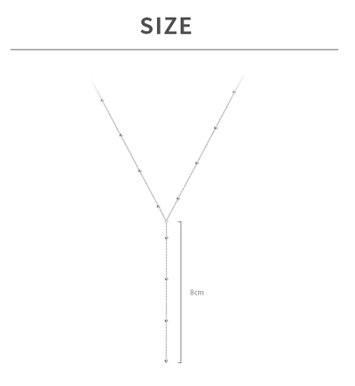 Minimalistische zilveren ketting