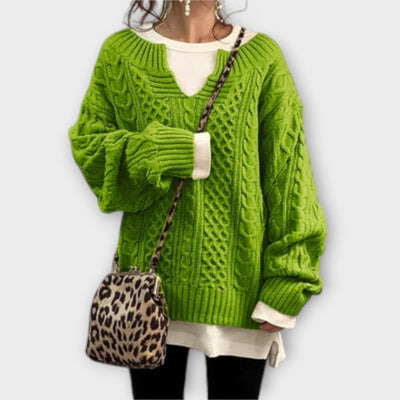 Laura - Oversized kabeltrui