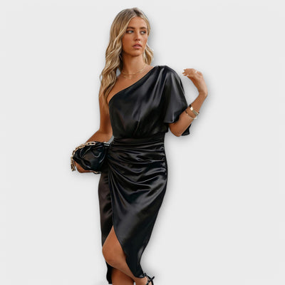 Élise – Luxe zijden avondjurk