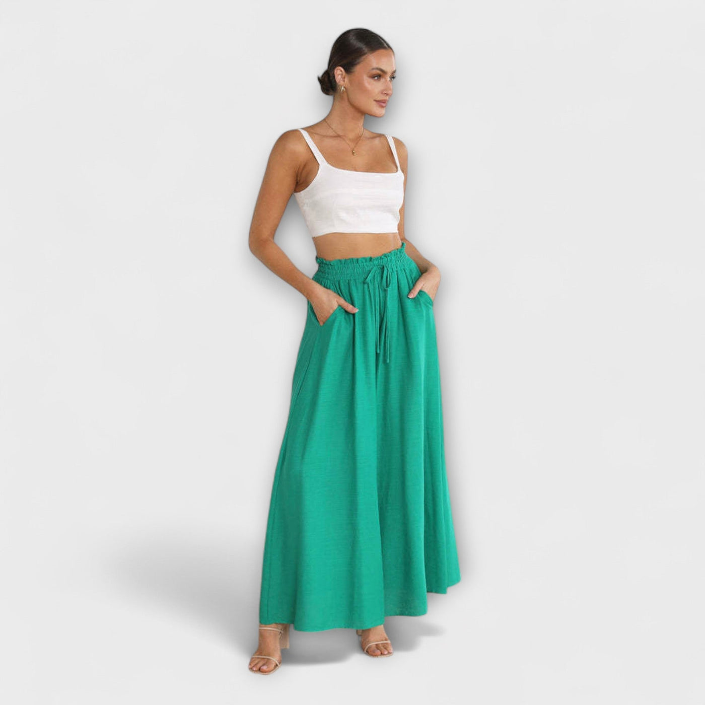 Odette - Comfortabele geplooide broek