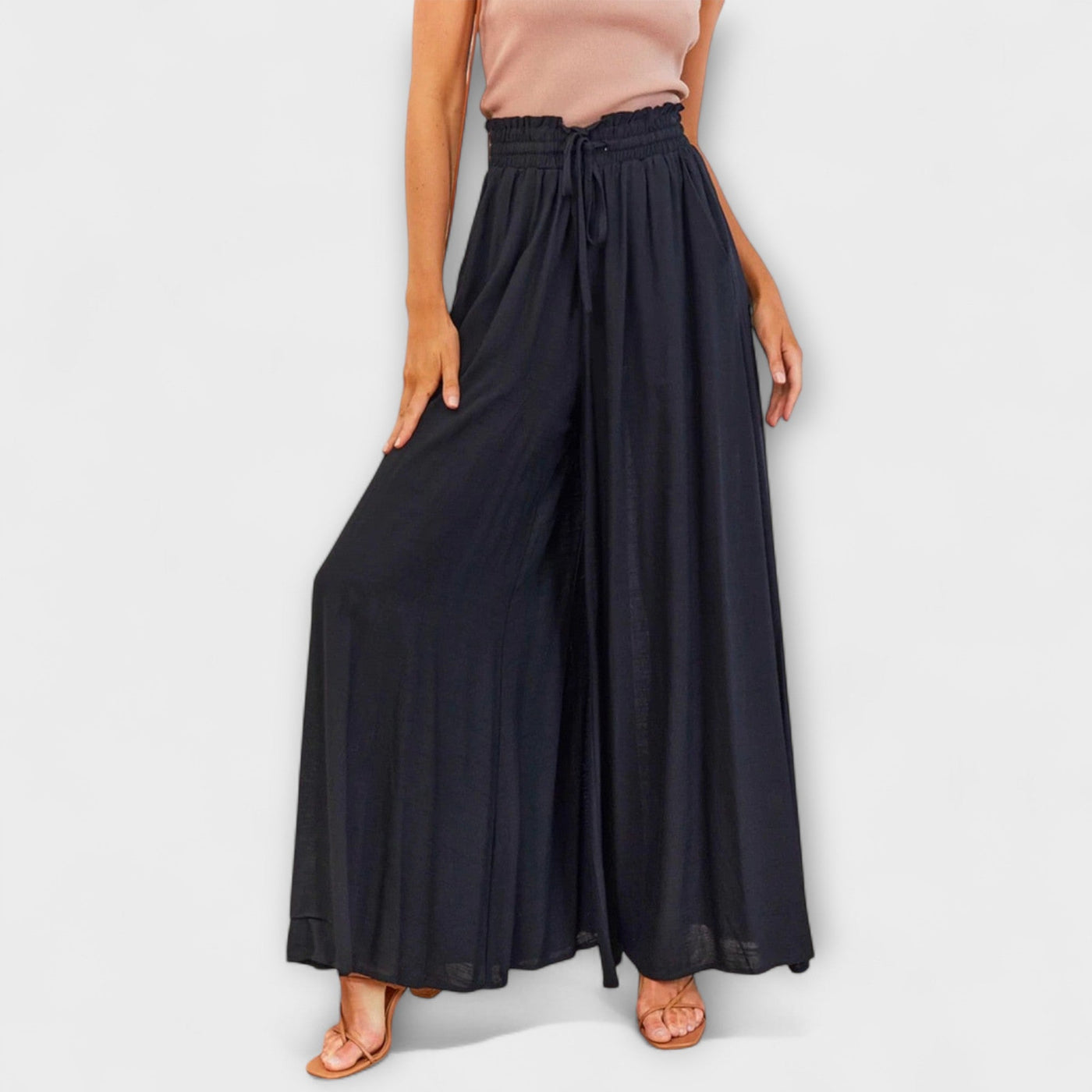 Odette - Comfortabele geplooide broek
