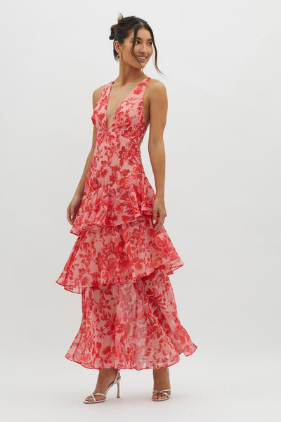 Faye - Bloom Midi Jurk