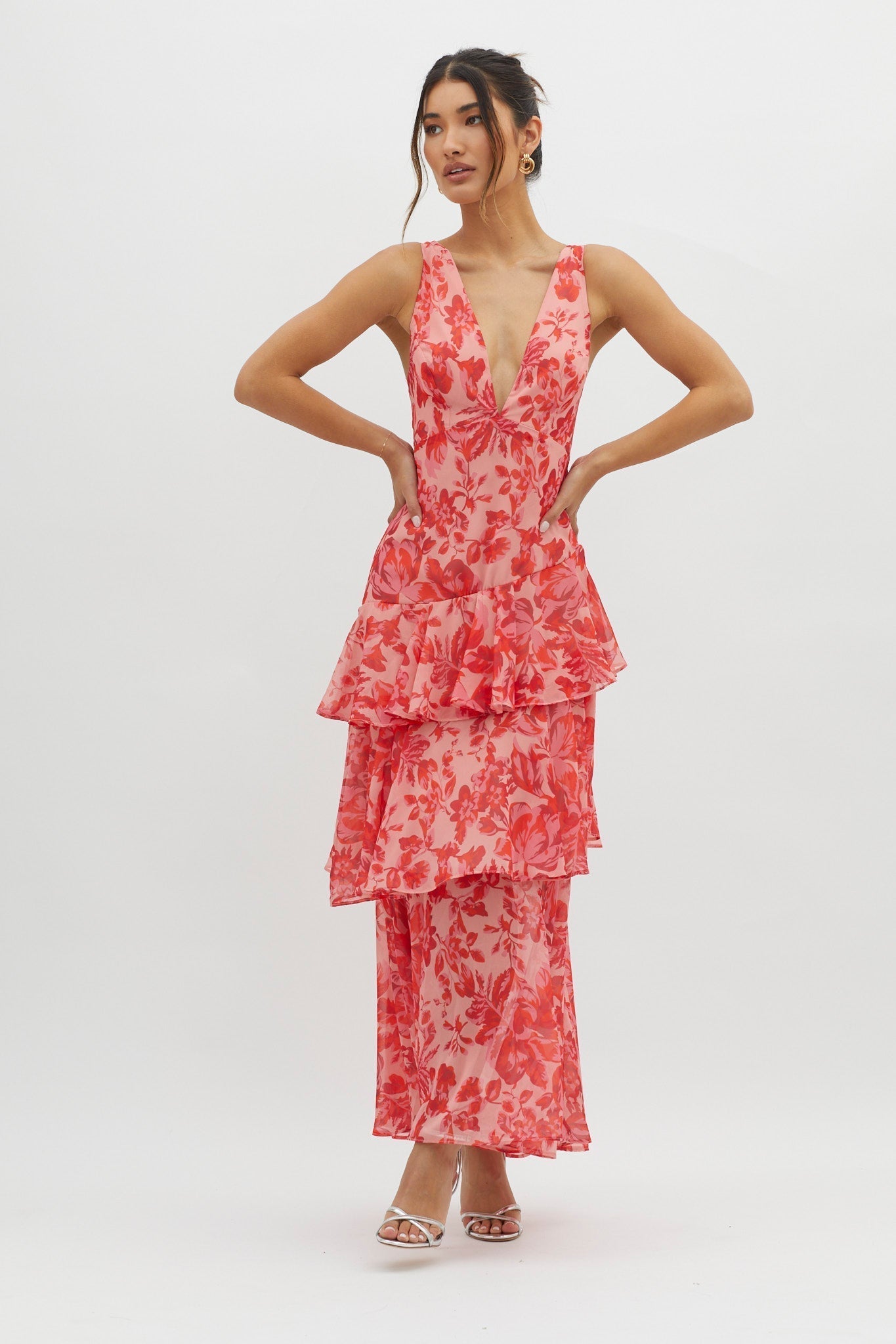 Faye - Bloom Midi Jurk