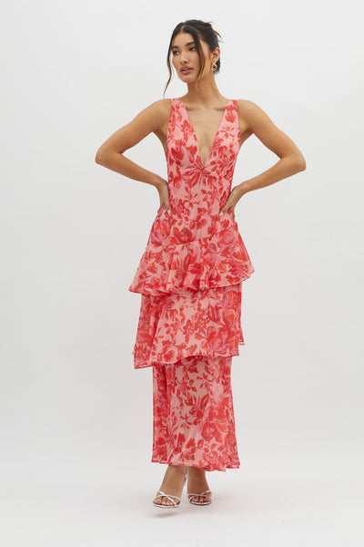 Faye - Bloom Midi Jurk