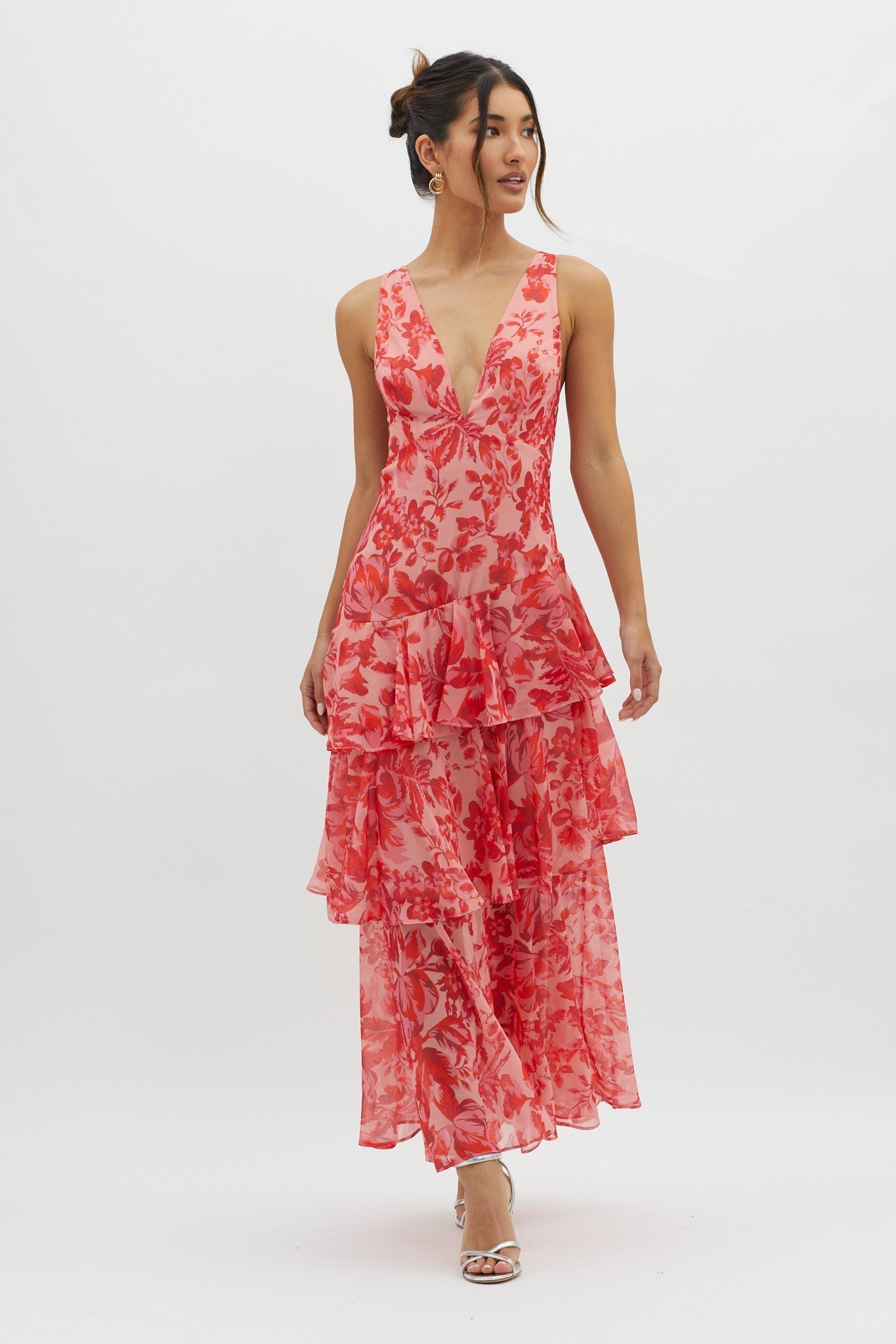 Faye - Bloom Midi Jurk