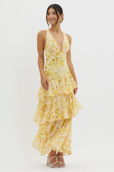 Faye - Bloom Midi Jurk