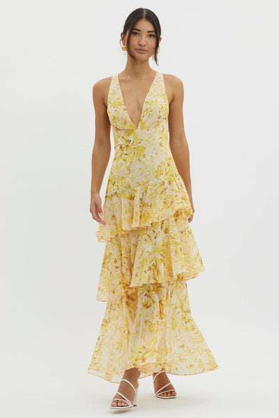 Faye - Bloom Midi Jurk