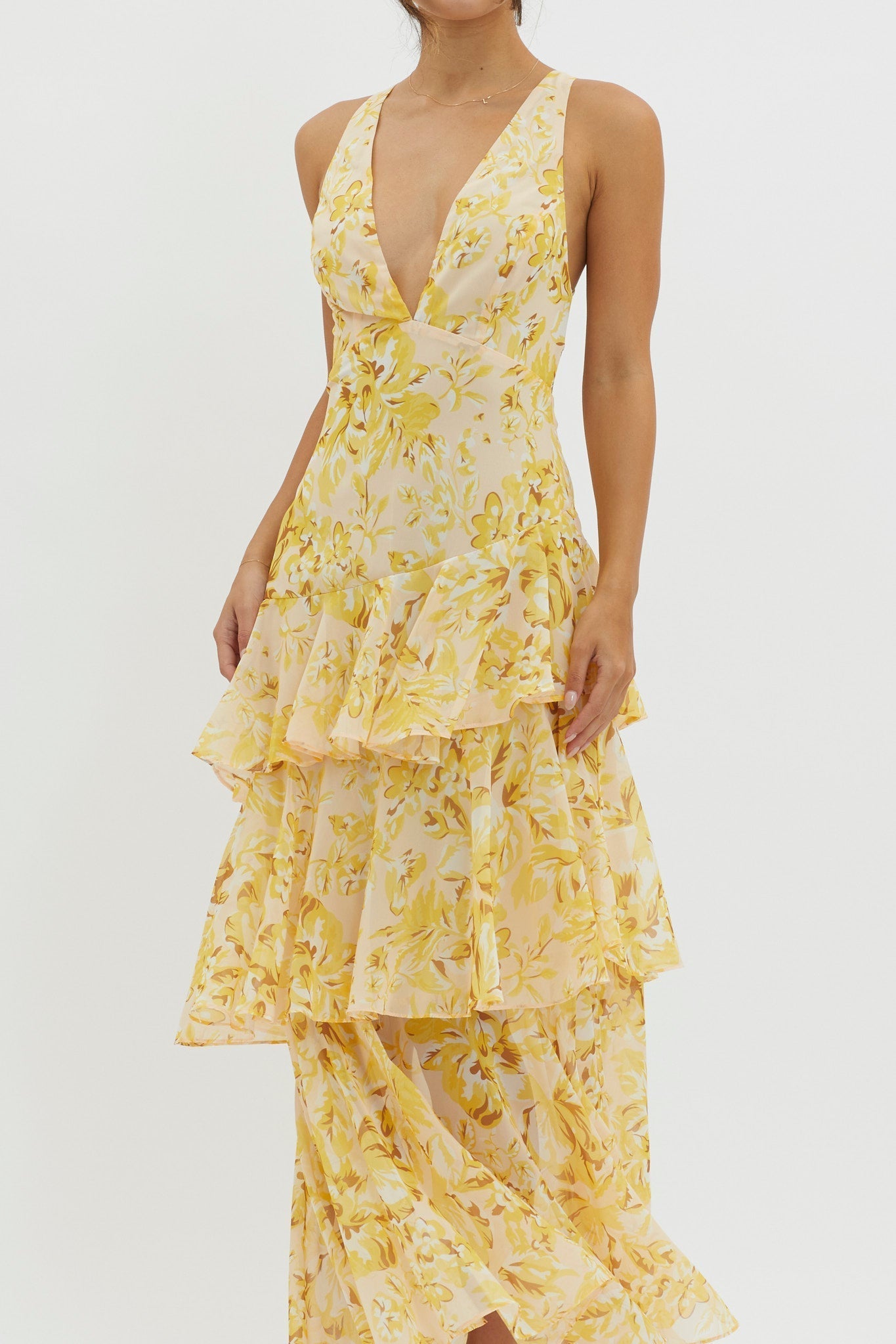 Faye - Bloom Midi Jurk