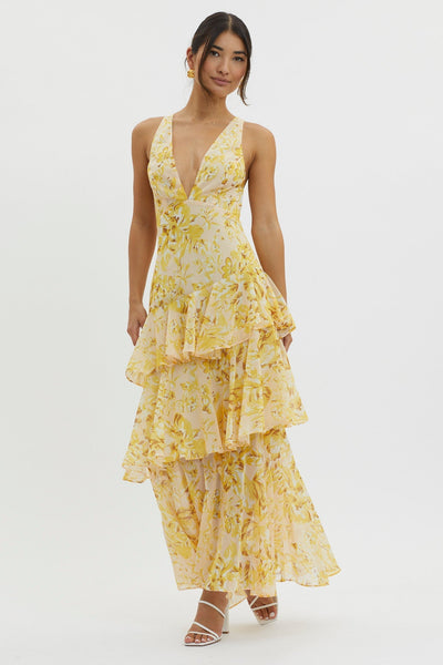 Faye - Bloom Midi Jurk
