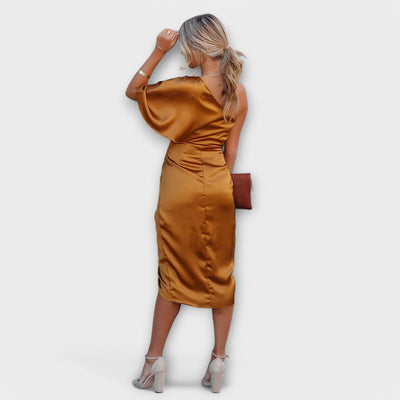 Élise – Luxe zijden avondjurk