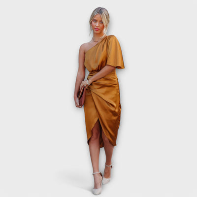 Élise – Luxe zijden avondjurk