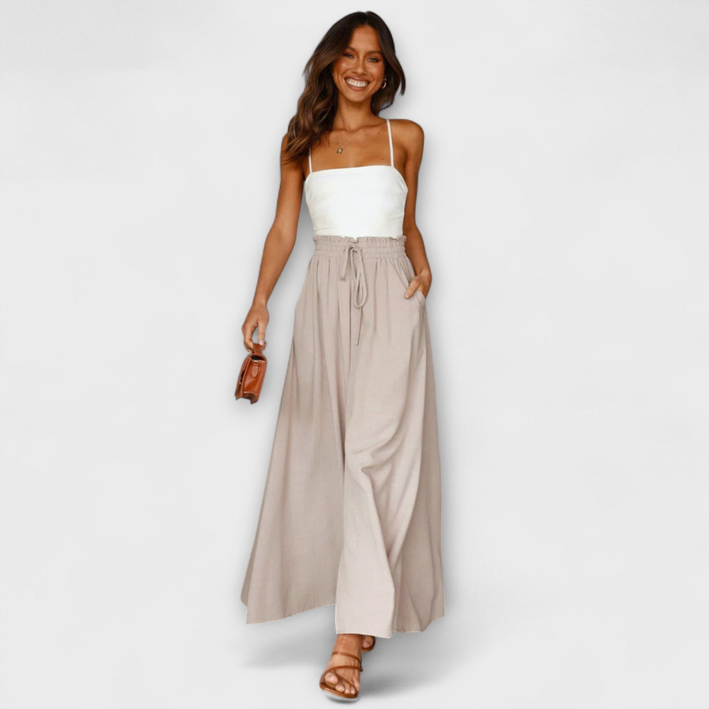 Odette - Comfortabele geplooide broek