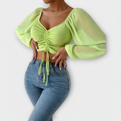 Jacqueline – veelzijdige avondblouse