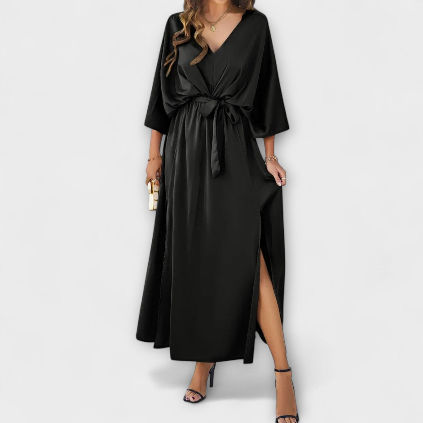 Sabrina – Maxi-jurk met V-hals